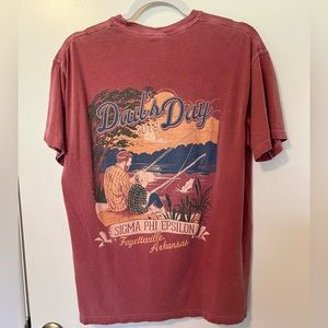 Comfort Colors University of Arkansas SigEp T-Shirt Red